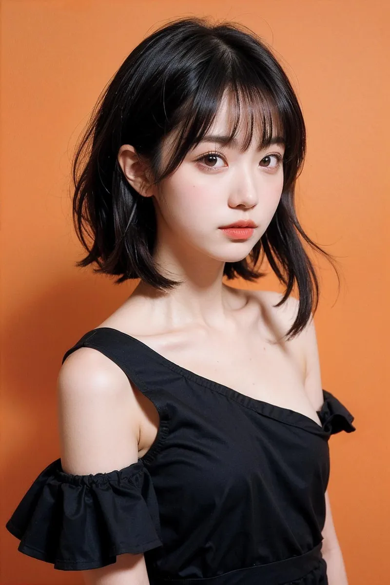 国立公園の中で白いTシャツを着た日本と台湾のアイドルのポートレート、自然な肌とハイパーリアルなディテールを表現。