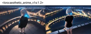 Aesthetic Anime LoRA v1s