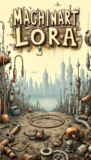 Machinart Lora - Machinarium Style (Flux) v1.0